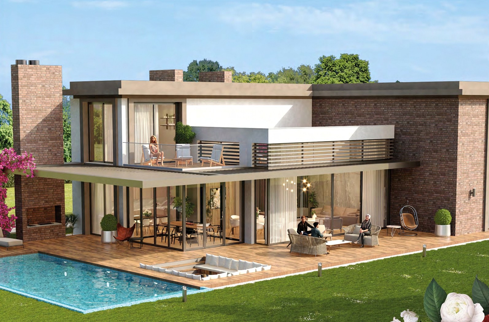 Modern Private Villas with Gardens in Istanbul