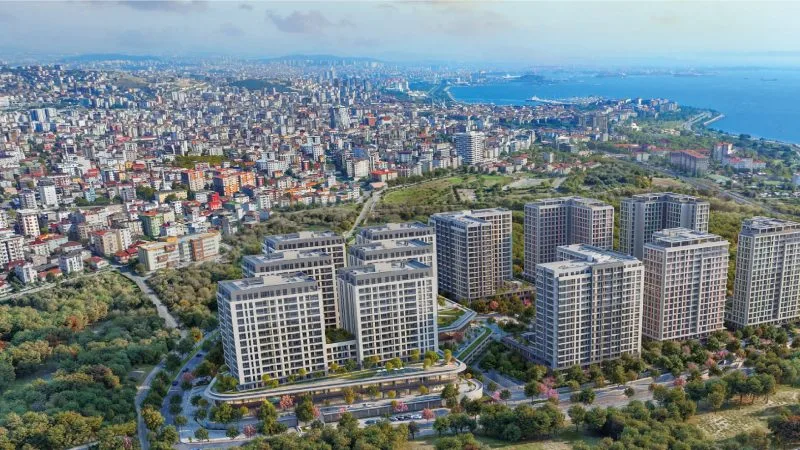 شقق مطلة على البحر للبيع في Kartal، اسطنبول