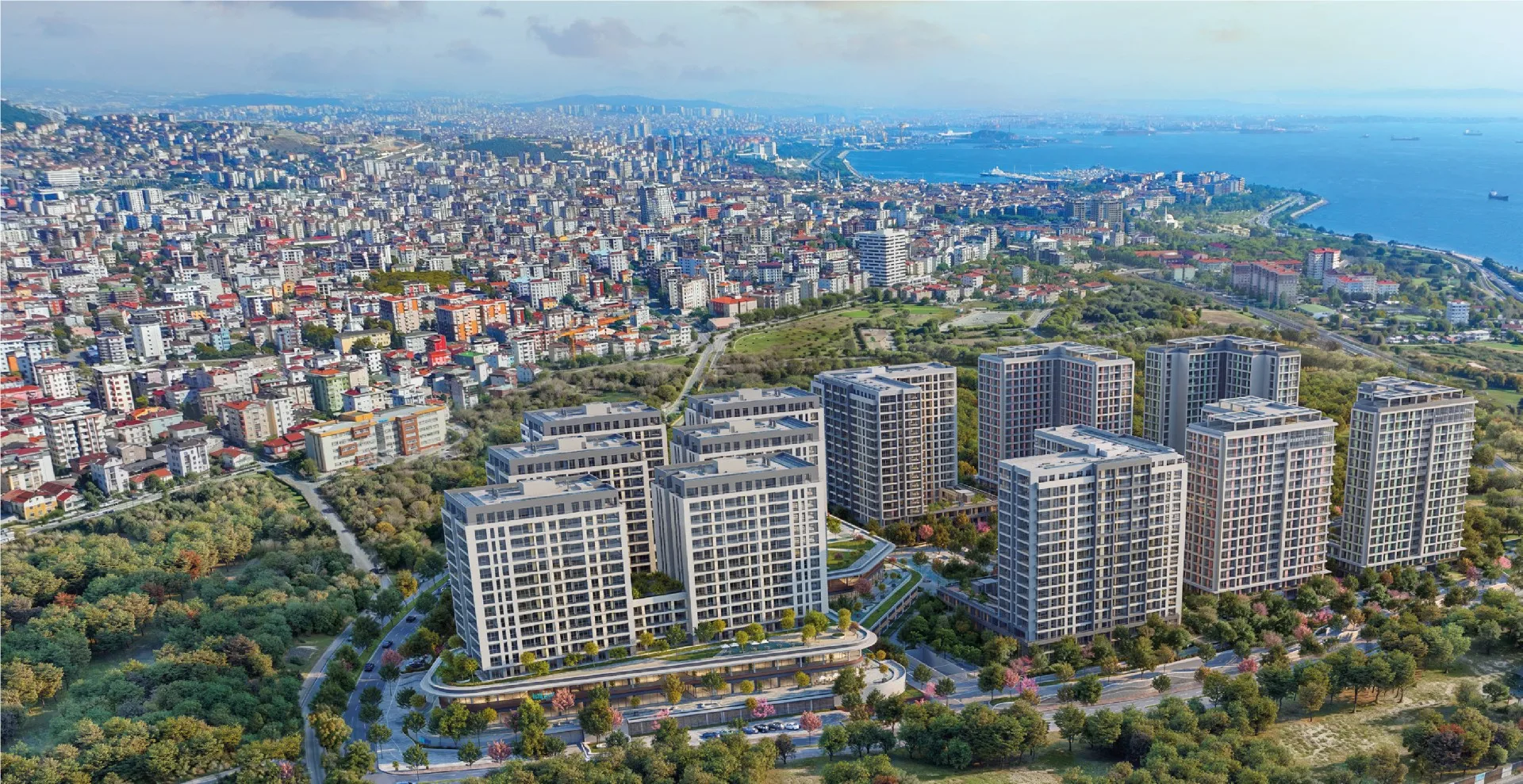 Sea View Apartments for Sale in Kartal, Istanbul