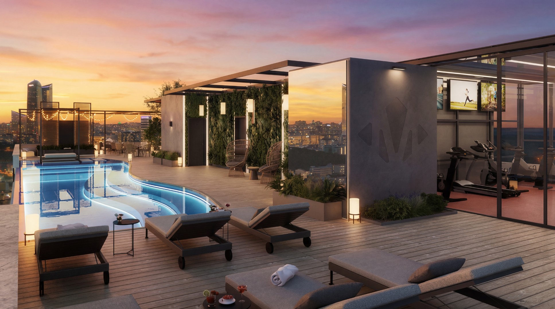 Boutique Apartments with Rooftop Living near Maslak