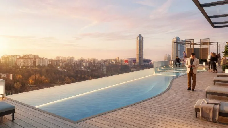 Boutique Apartments with Rooftop Living near Maslak