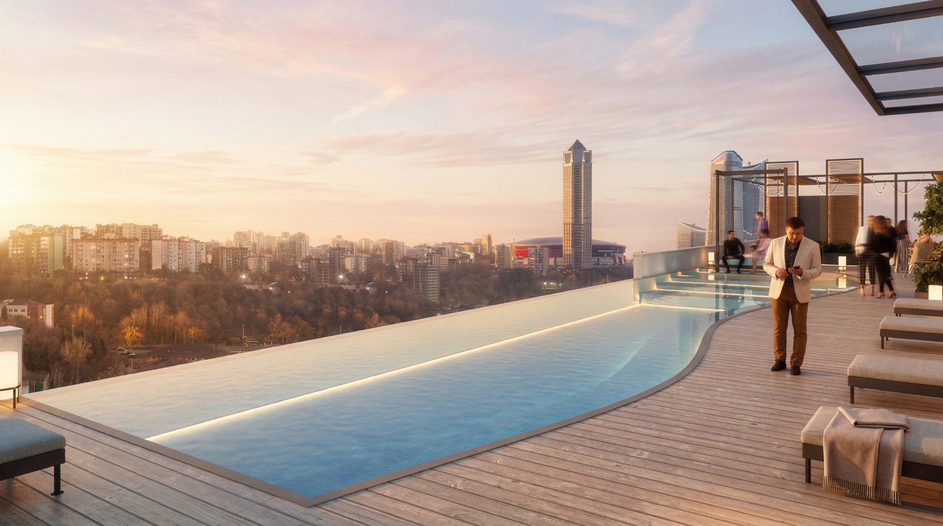 Boutique Apartments with Rooftop Living near Maslak
