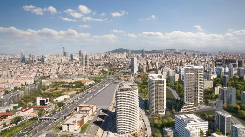 Family Apartments with Extensive Green Space in Kadıköy