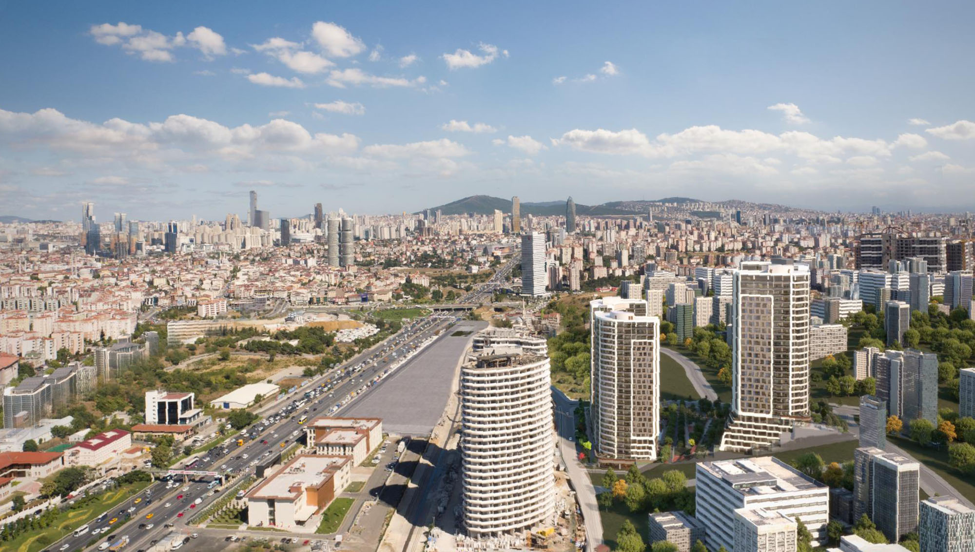 Family Apartments with Extensive Green Space in Kadıköy