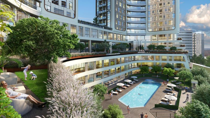 Family Apartments with Extensive Green Space in Kadıköy