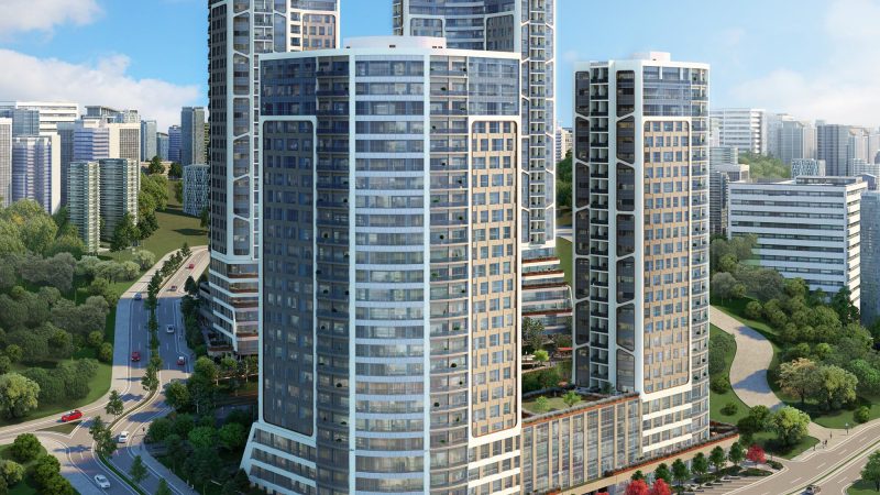 Family Apartments with Extensive Green Space in Kadıköy