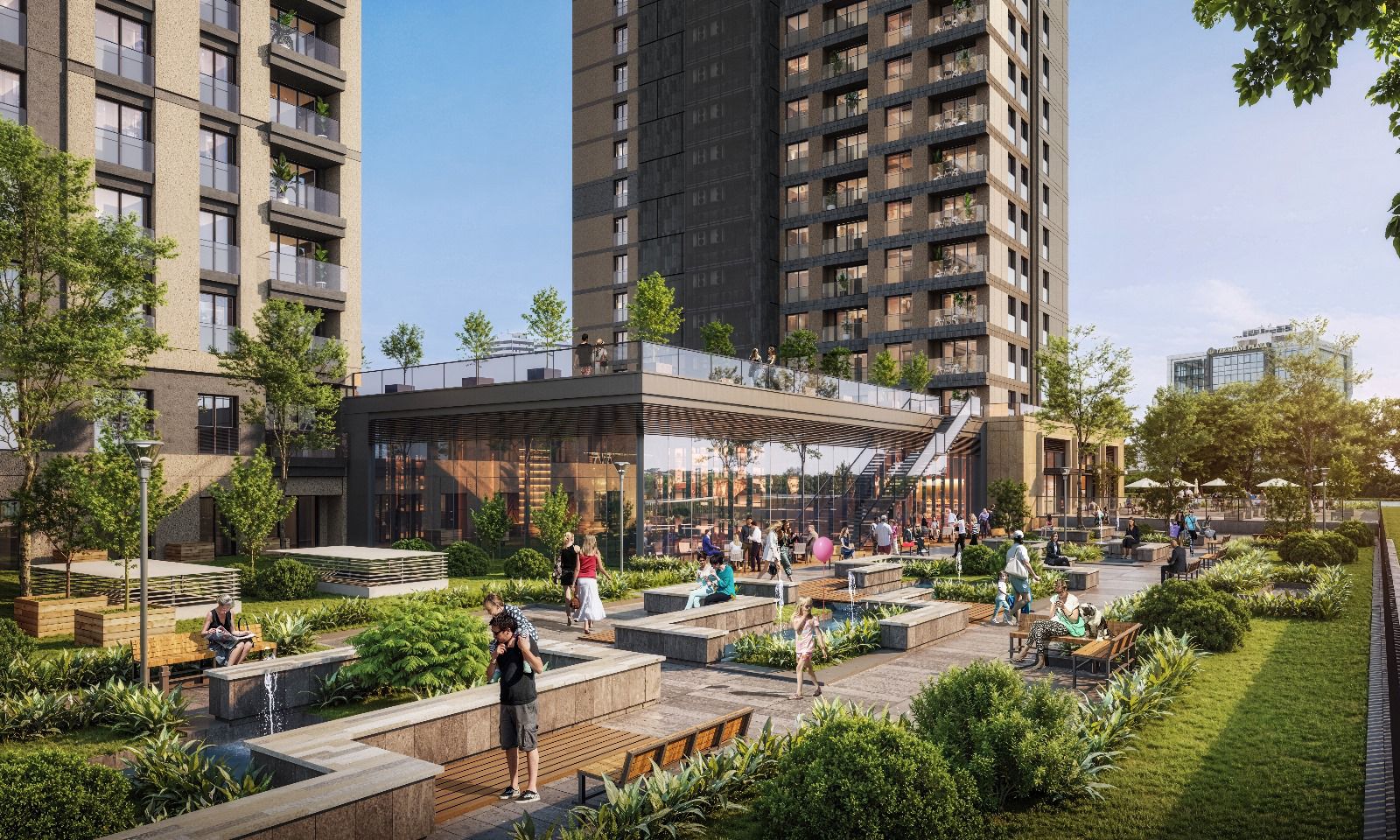 Finance district Apartments in Central Umraniye