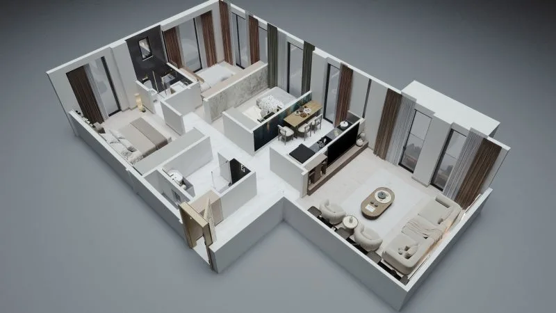 Modern Apartments with Private Facilities in Kağıthane