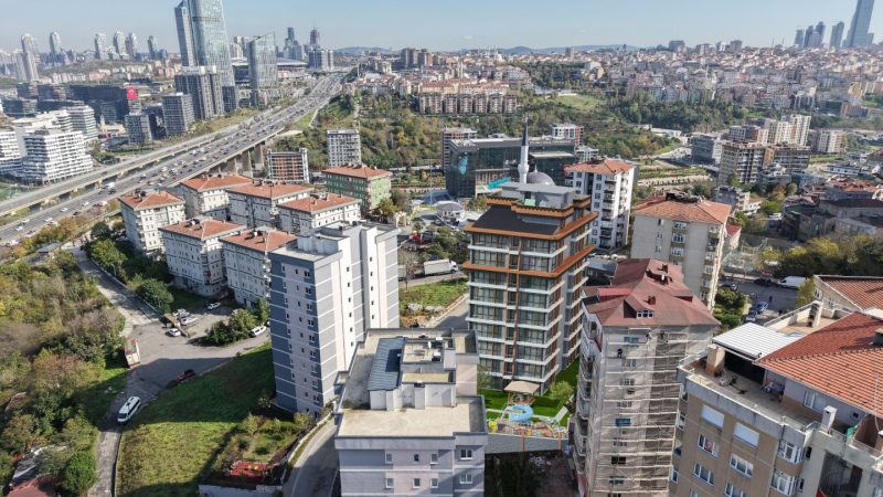Moderne Apartments mit privaten Einrichtungen in Kağıthane