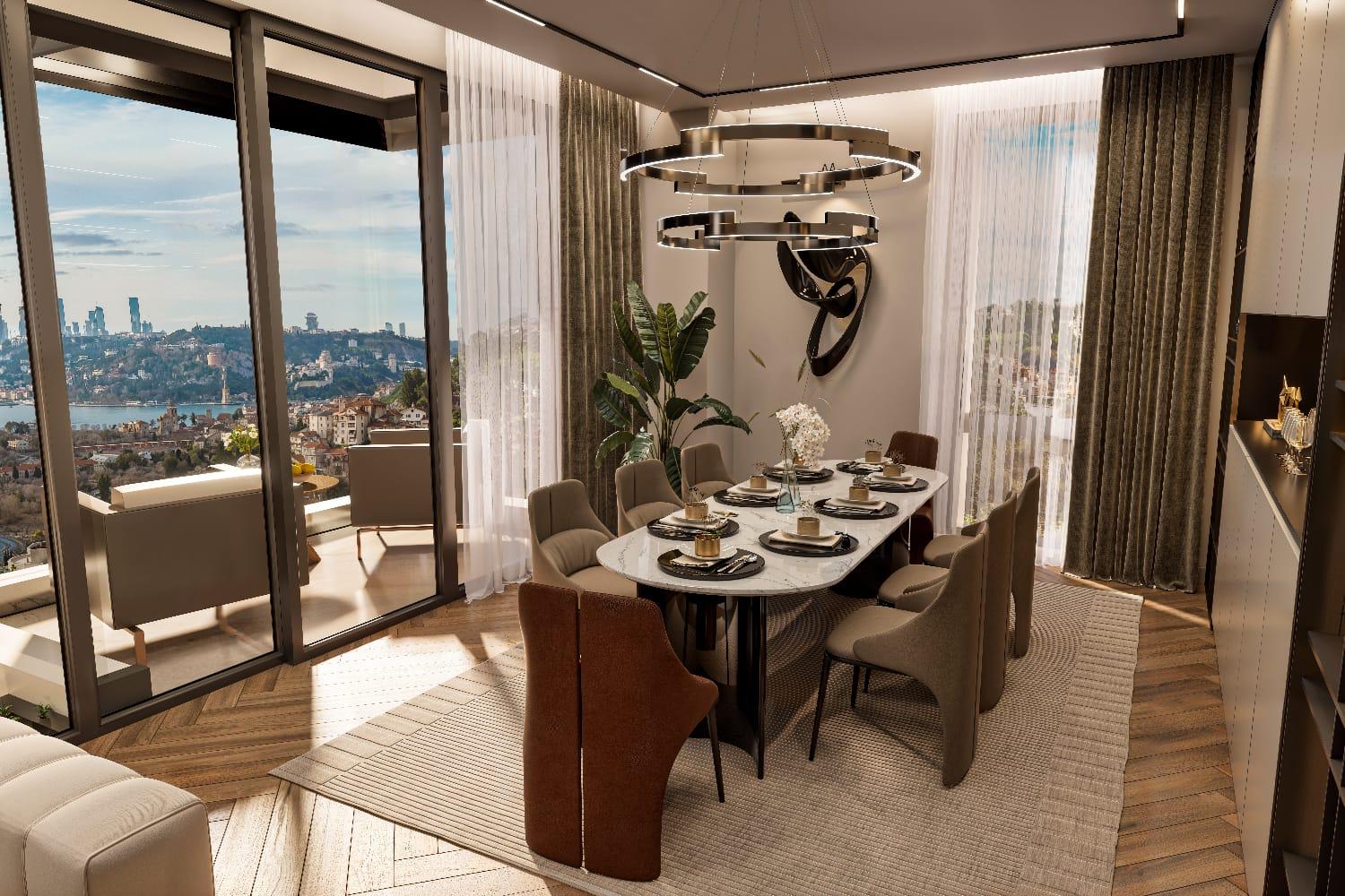 Panoramic Bosphorus Living Surrounded by Nature in Beykoz
