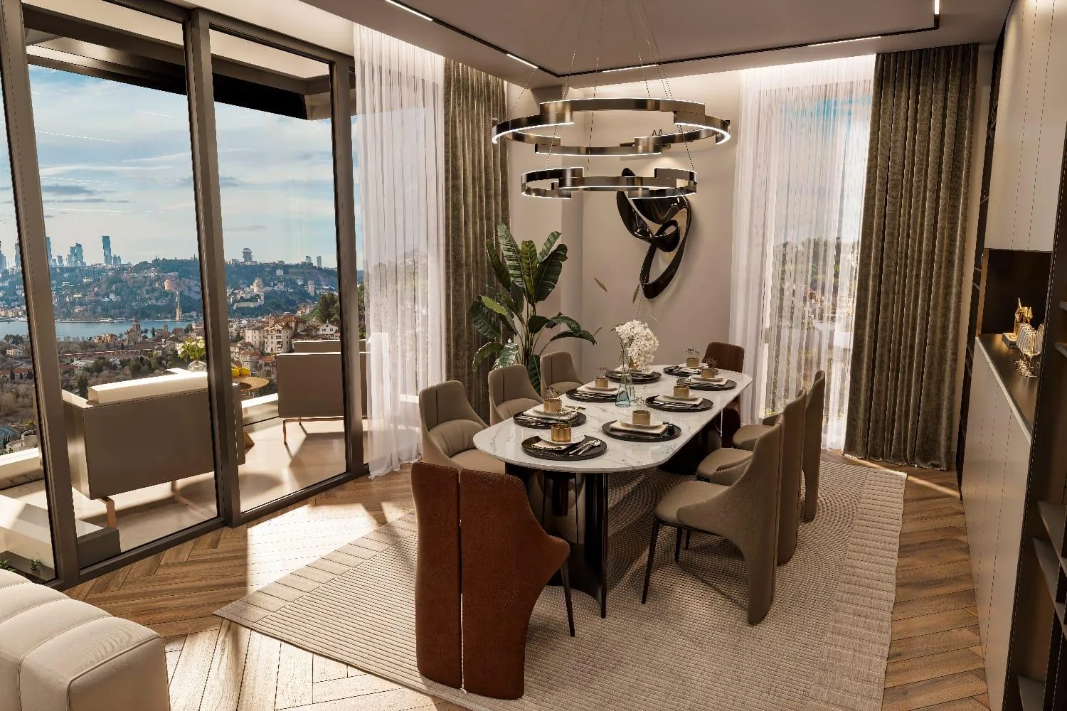 Panoramic Bosphorus Living Surrounded by Nature in Beykoz