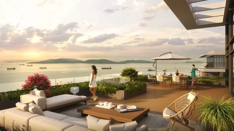 Spacious Coastal Apartments with Marmaray Access in Kartal