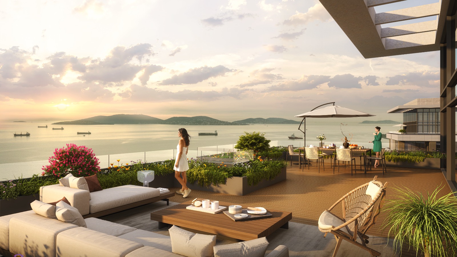 Spacious Coastal Apartments with Marmaray Access in Kartal