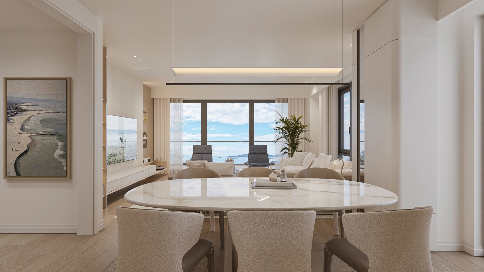 Spacious Coastal Apartments with Marmaray Access in Kartal