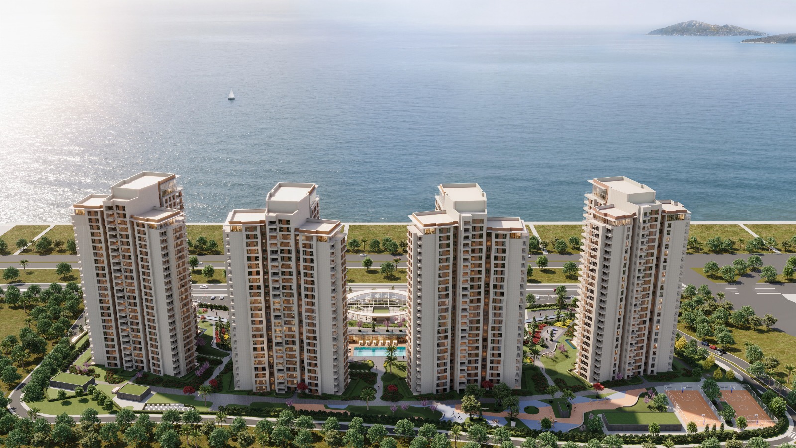 Spacious Coastal Apartments with Marmaray Access in Kartal