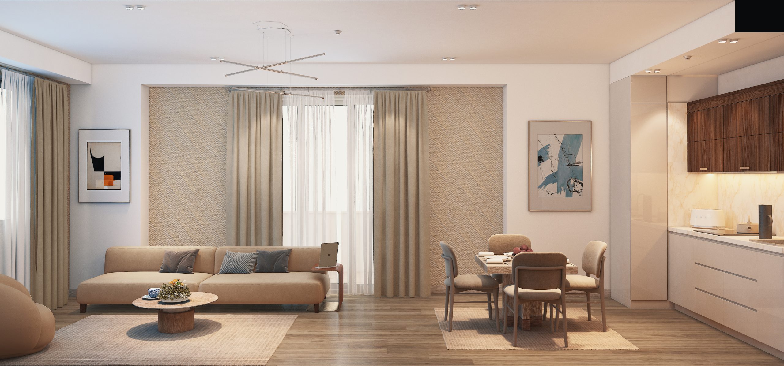 Sunlit Balcony Apartments Steps from the Metro in Basın Ekspres