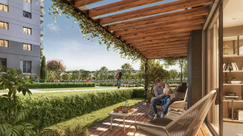 Sunlit Balcony Apartments Steps from the Metro in Basın Ekspres