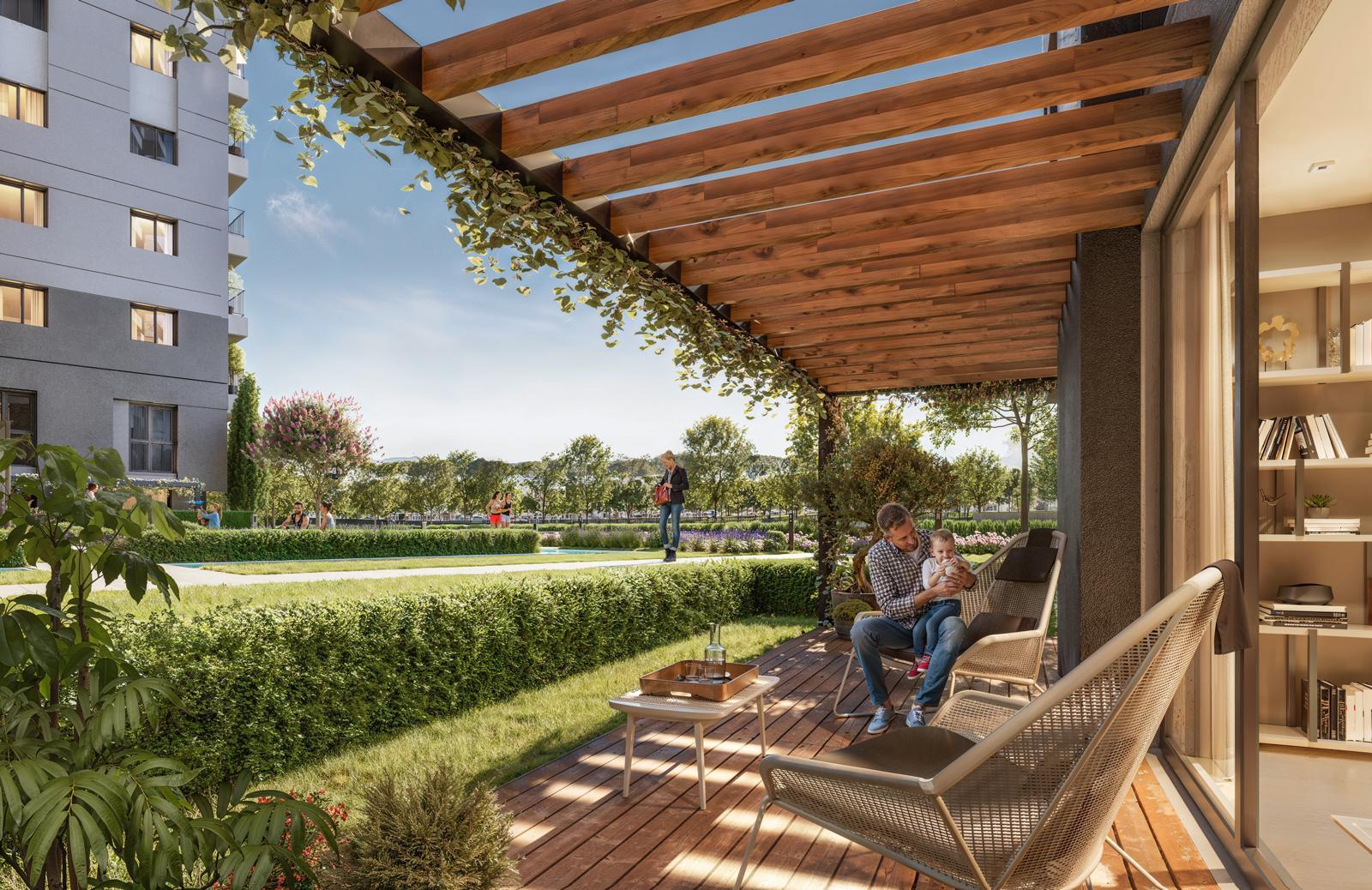 Sunlit Balcony Apartments Steps from the Metro in Basın Ekspres