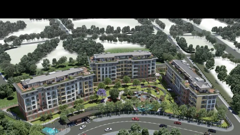 Low-Density Forest Apartments Near the Metro in Göktürk